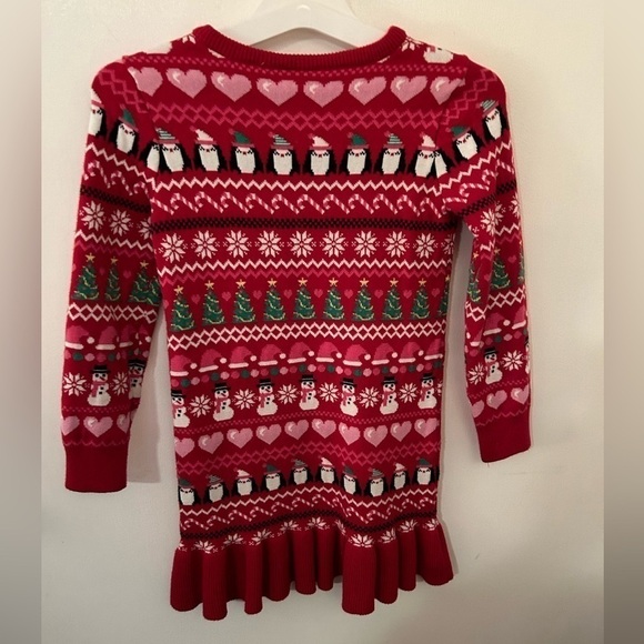 CHILDREN’S Place Holiday Sweater Dress. Size 5/6 - Picture 2 of 4